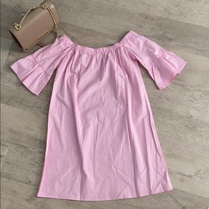 Pink and White Striped Summer Dress